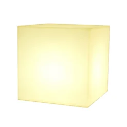 Lámpara LED solar Newgarden Cuby, 40 x 40 cm