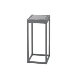 Lámpara LED solar Numove, gris grafito, altura 32,5 cm