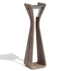 Lámpara LED solar Osmoz de Duratek, gris