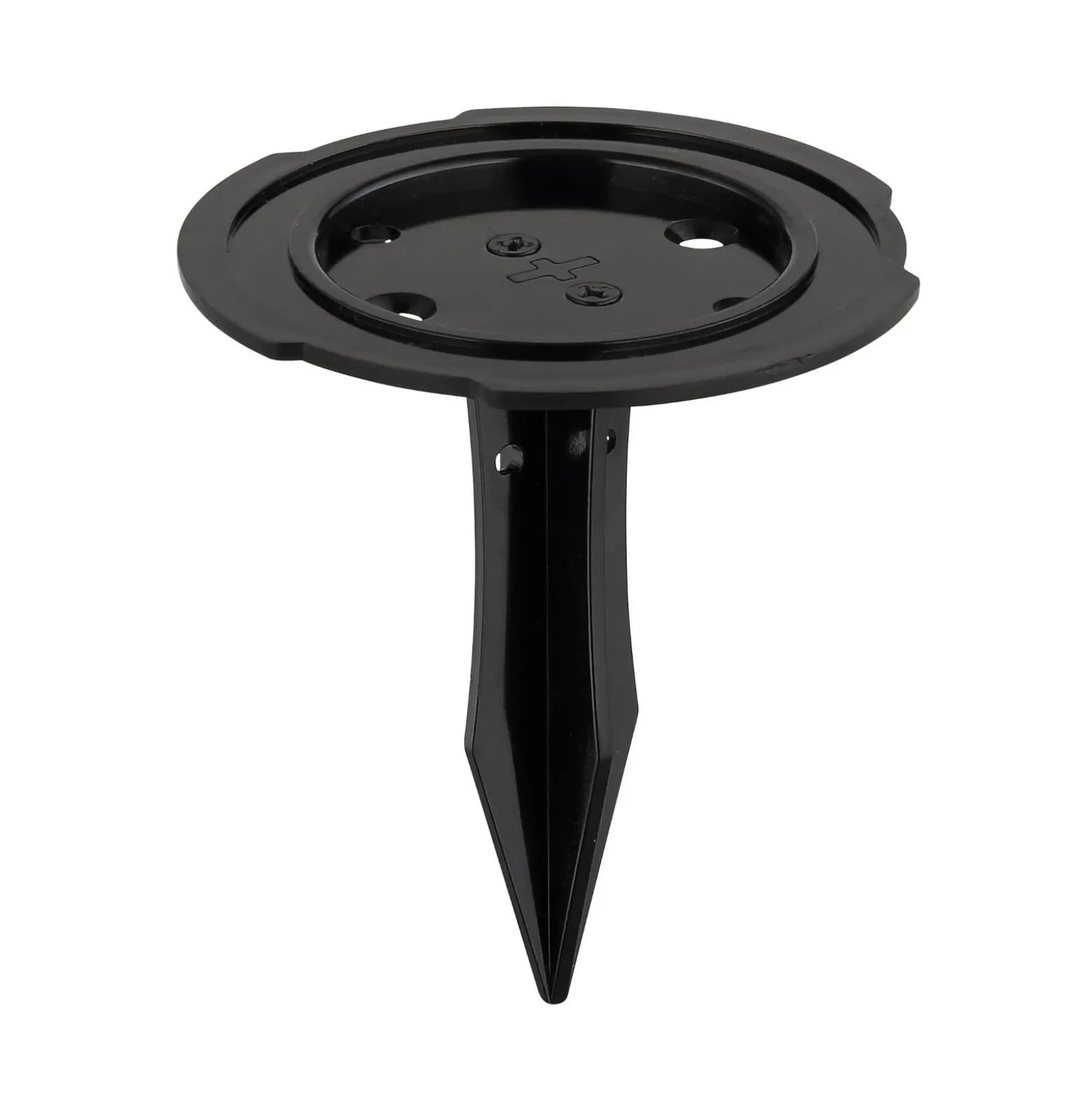 Lámpara LED solar 36505, pincho de suelo, aplique de pared, negro, aluminio