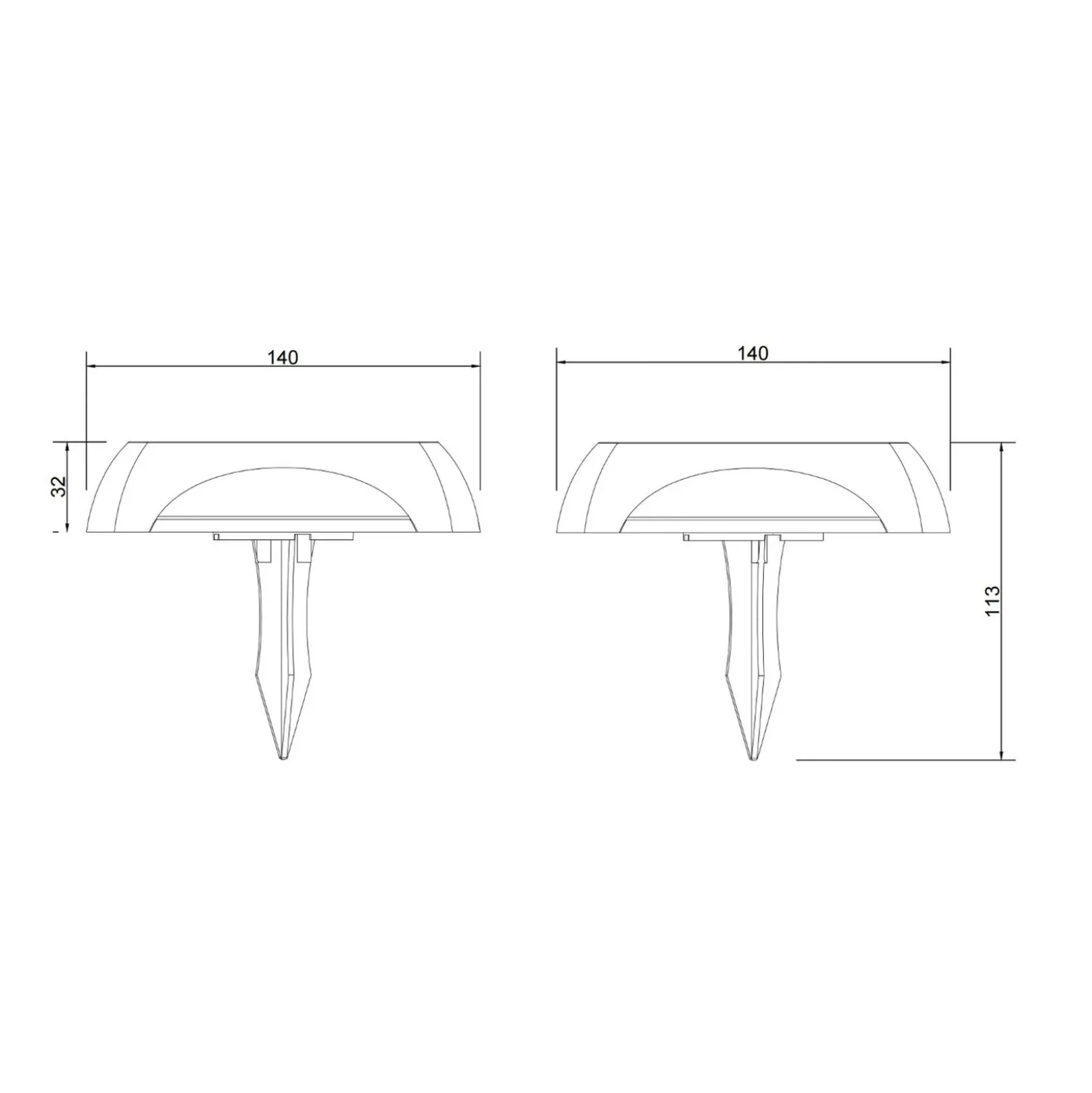 Lámpara LED solar 36505, pincho de suelo, aplique de pared, negro, aluminio