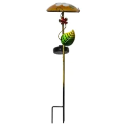 Lámpara LED solar Salona decorativa amarillo/verde