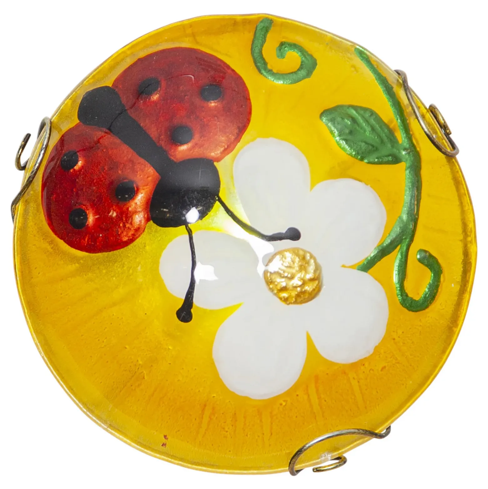 Lámpara LED solar Salona decorativa amarillo/verde