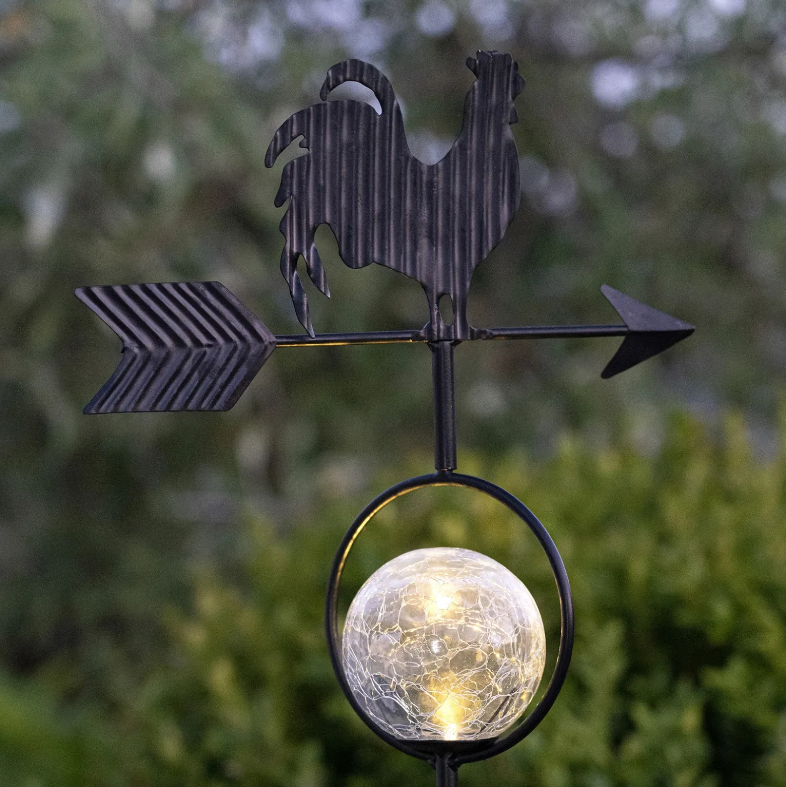 Lámpara LED solar Windy, muestra dirección viento