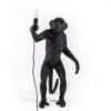 Lámpara LED terraza Monkey Lamp de pie negra