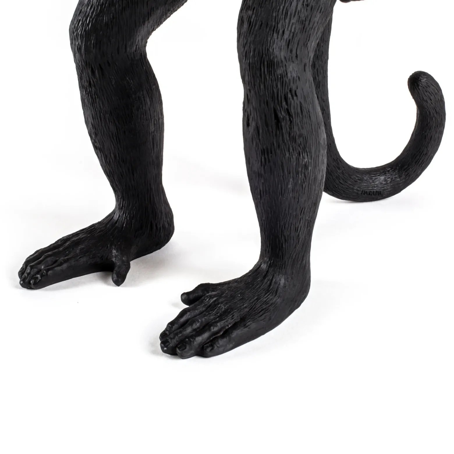 Lámpara LED terraza Monkey Lamp de pie negra