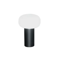 Lámpara mesa LED Antibes IP54 batería, RGBW, negro