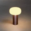 Lámpara mesa LED Antibes IP54 batería, RGBW, óxido