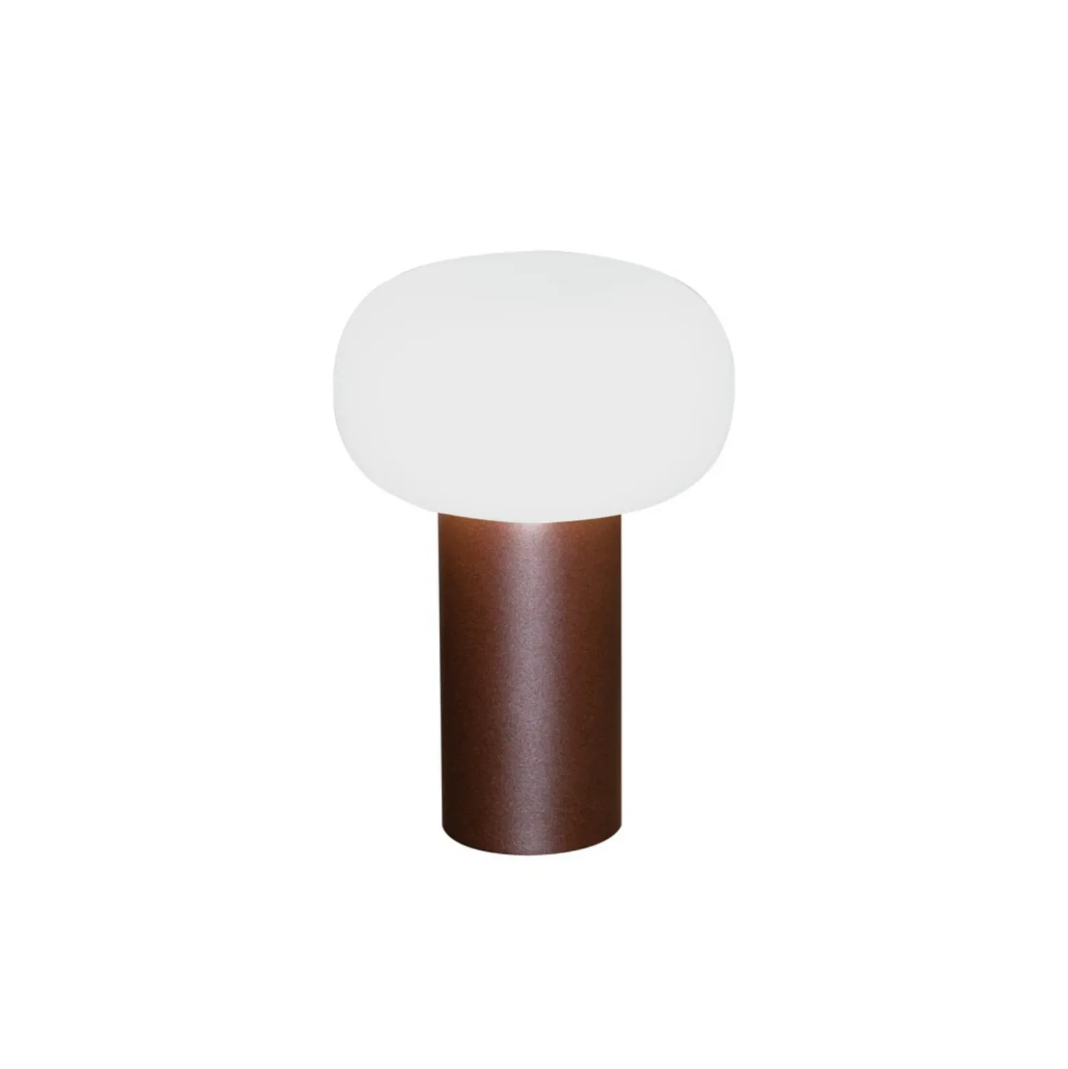 Lámpara mesa LED Antibes IP54 batería, RGBW, óxido