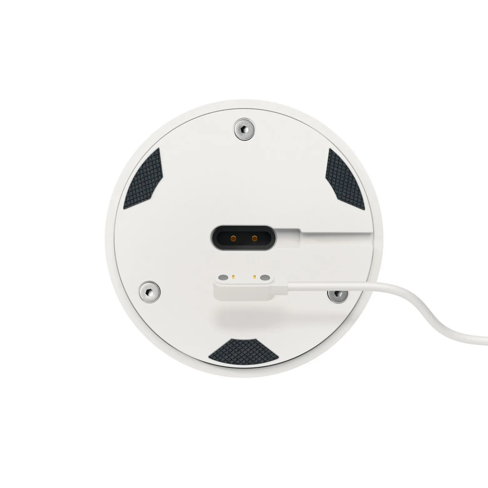 Lámpara mesa LED batería Nudrop IP54, blanco nieve
