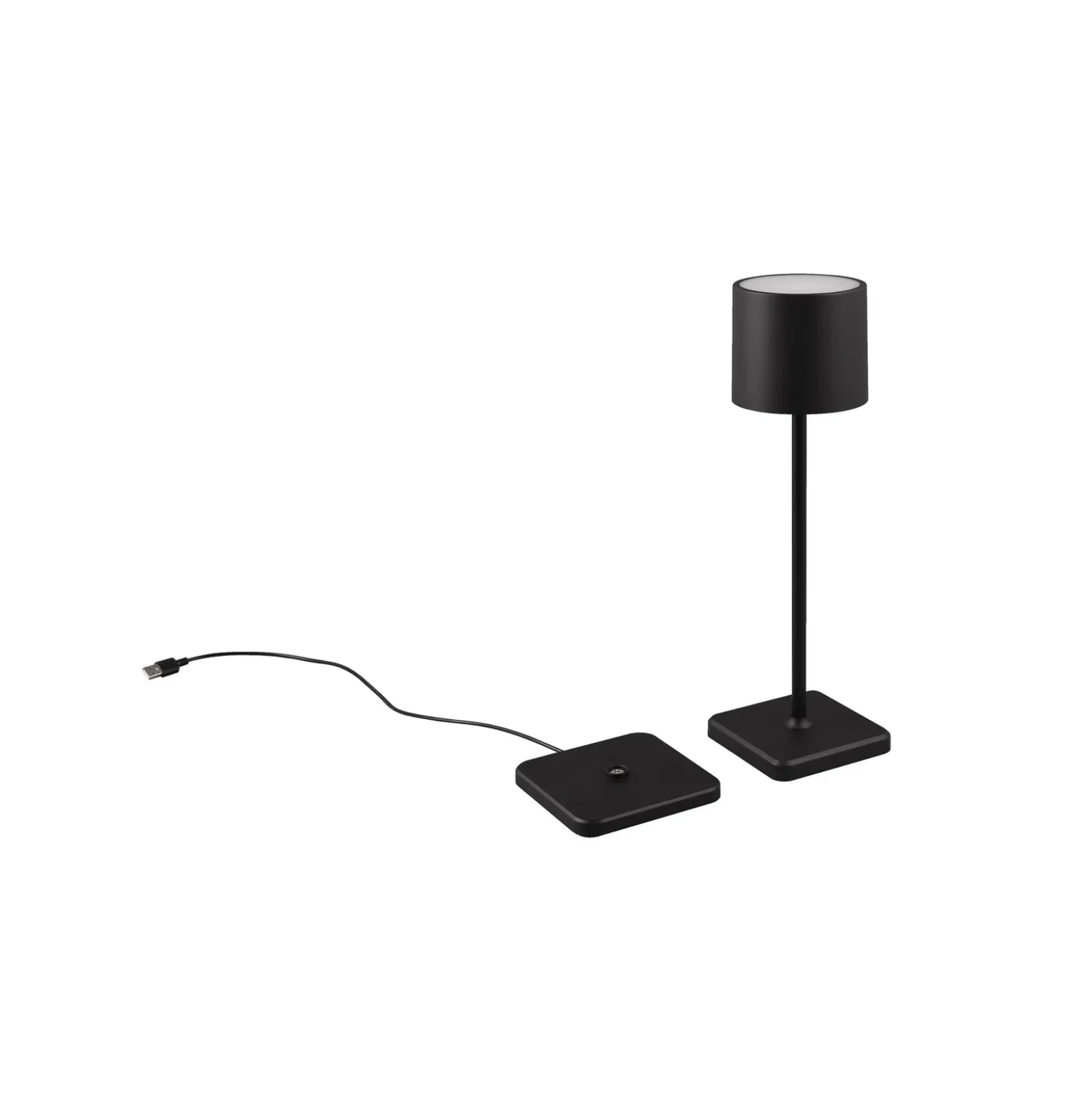 Lámpara mesa LED Fernandez, atenuador y CCT negro