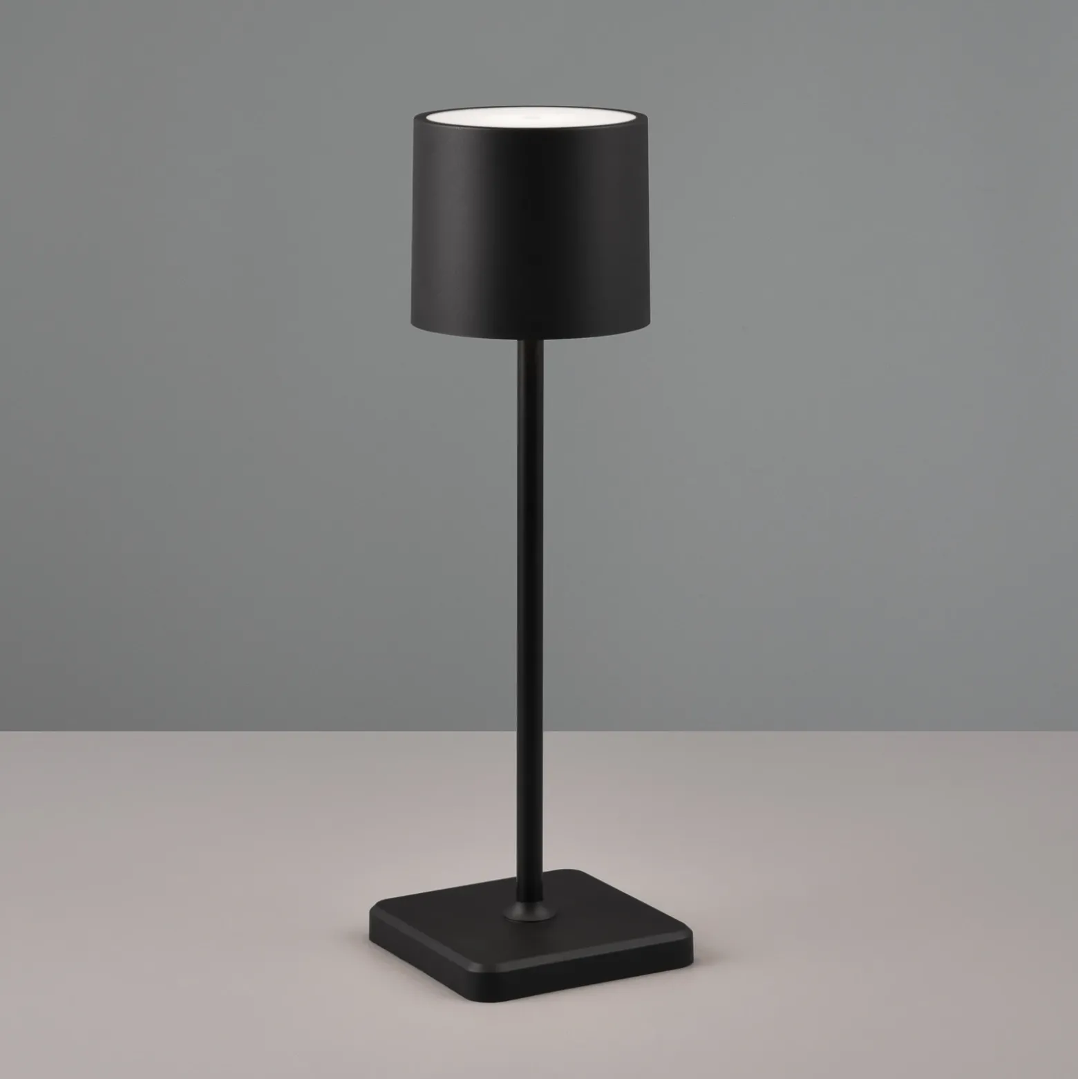 Lámpara mesa LED Fernandez, atenuador y CCT negro