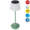 Lámpara mesa solar LED Emmi CCT recargable, verde