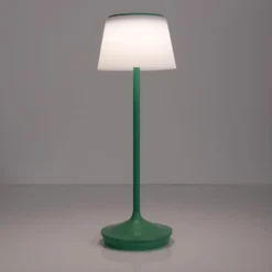 Lámpara mesa solar LED Emmi CCT recargable, verde