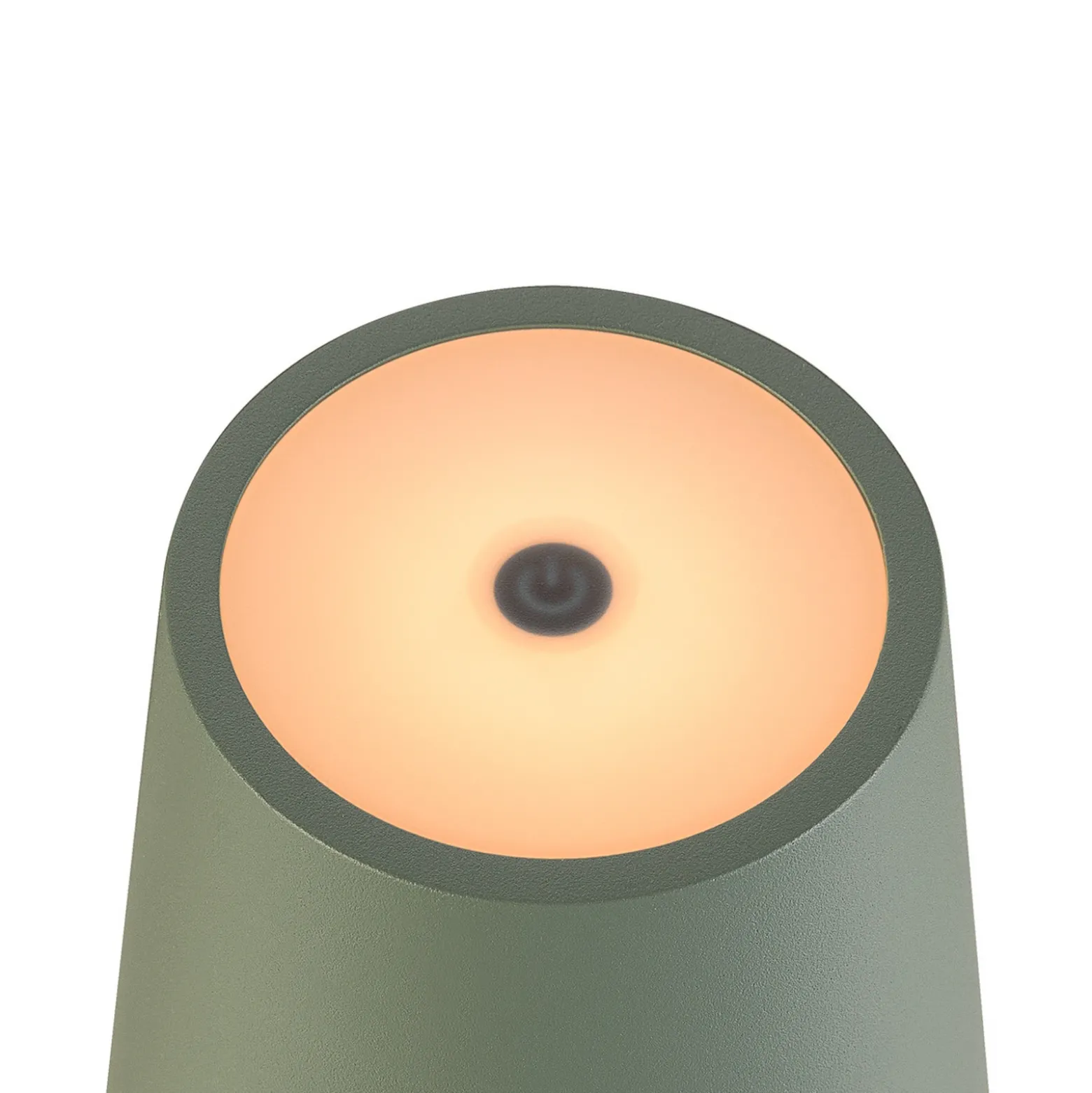 Lámpara recargable LED SLV Vinolina Two, verde, aluminio, Ø 11 cm, IP65