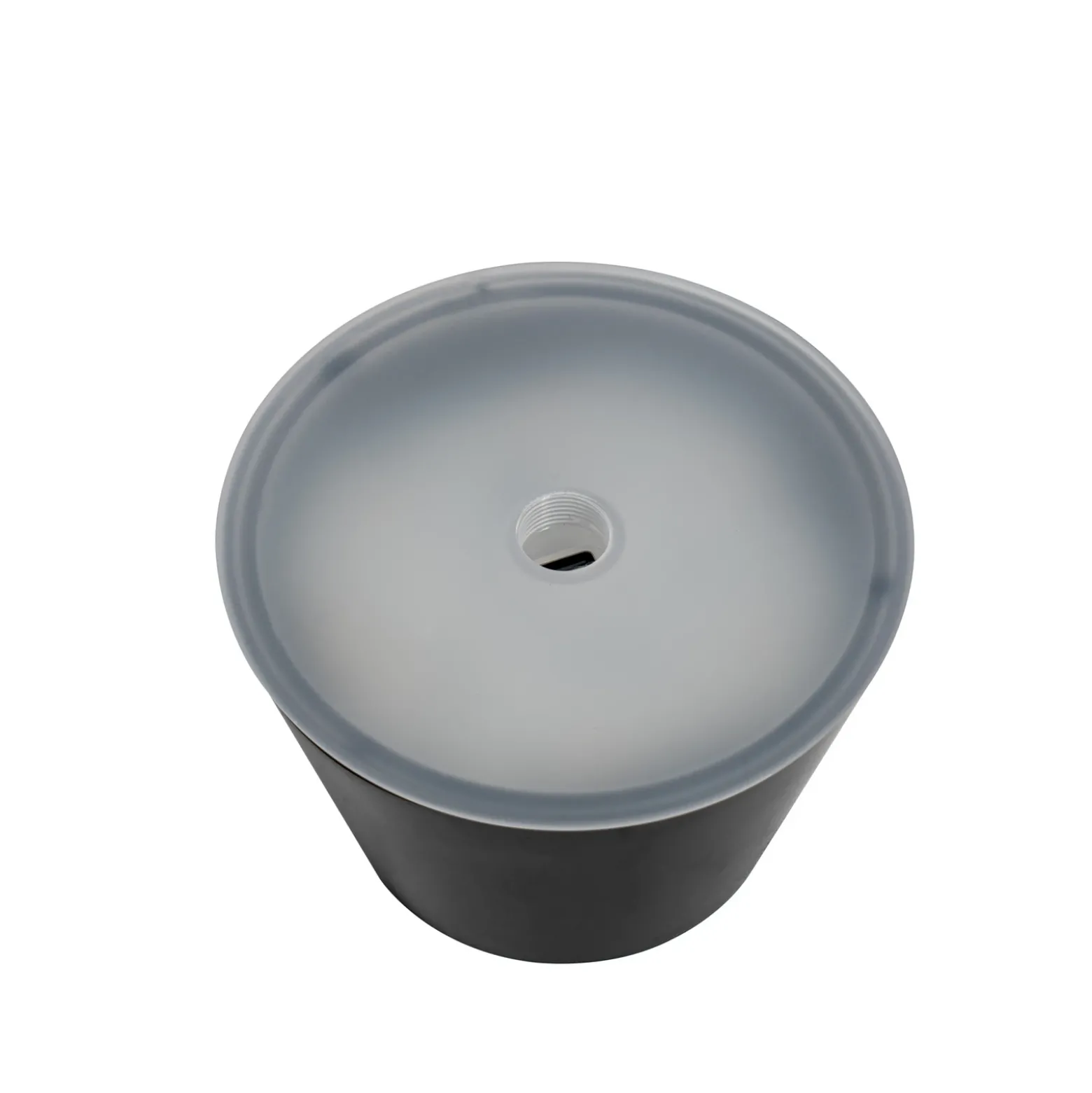 Lámpara recargable Lindby LED Gaja, negra, USB, IP44, RGBW, atenuable.