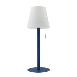 Lámpara recargable Lindby LED Azalea azul aluminio CCT regulable en altura