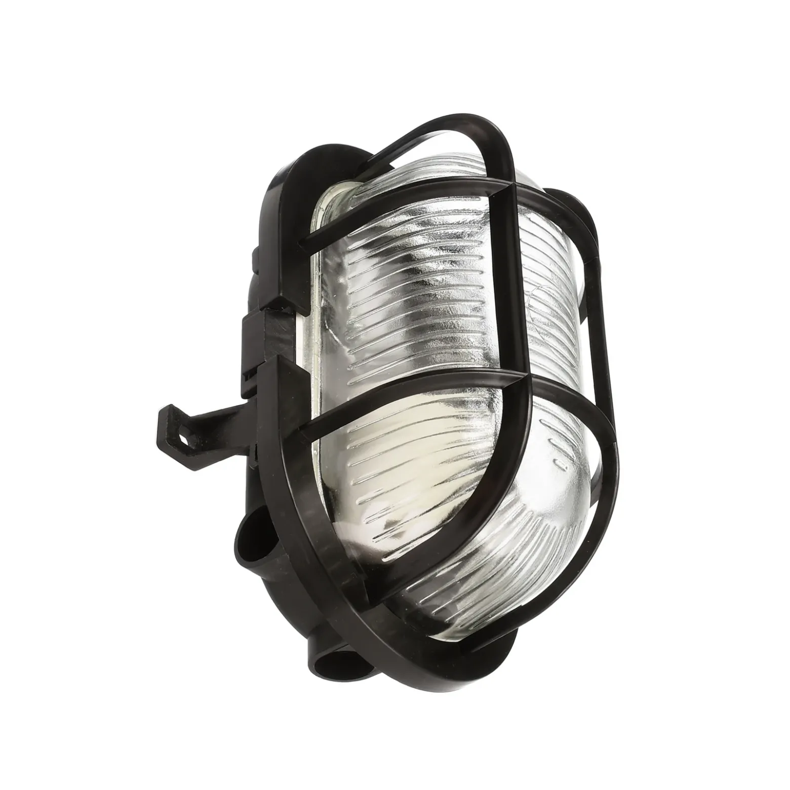 Lámpara resistente a la humedad Sotano Retro, negro, 19 x 12 cm, IP44