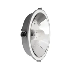 Lámpara resistente a la humedad Sotano Retro, gris, Ø 18 cm, plástico IP44