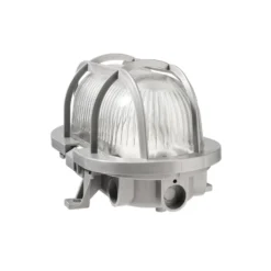 Lámpara resistente a la humedad Sotano Retro gris 19 x 12 cm IP44 plástico