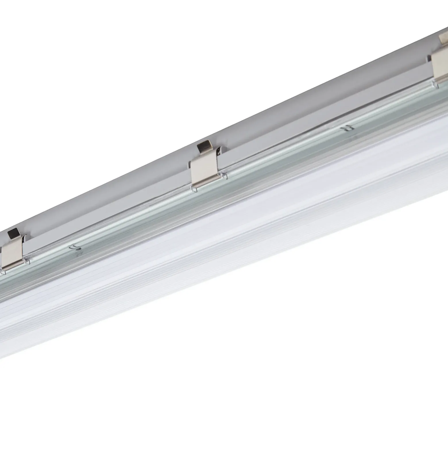 Lámpara resistente a la humedad PRIOS Lior, 157 cm, 2 x T8, G13, IP65, 18 W