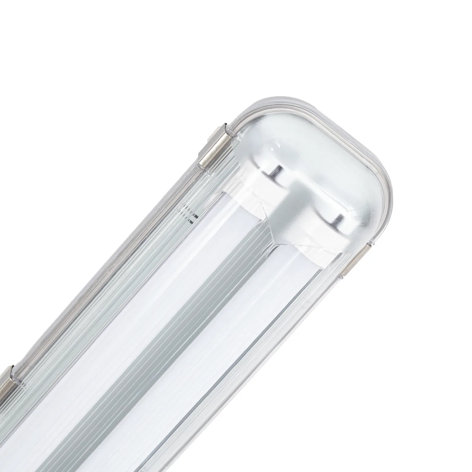 Lámpara resistente a la humedad PRIOS Lior, 157 cm, 2 x T8, G13, IP65, 18 W