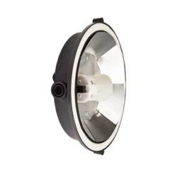 Lámpara resistente a la humedad Sotano Retro negro Ø 18 cm plástico IP44