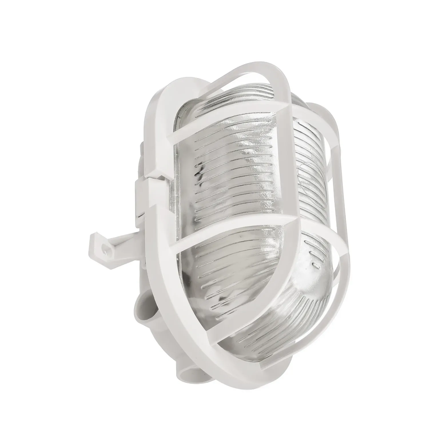 Lámpara resistente a la humedad Sotano Retro blanco 19 x 12 cm IP44 plástico
