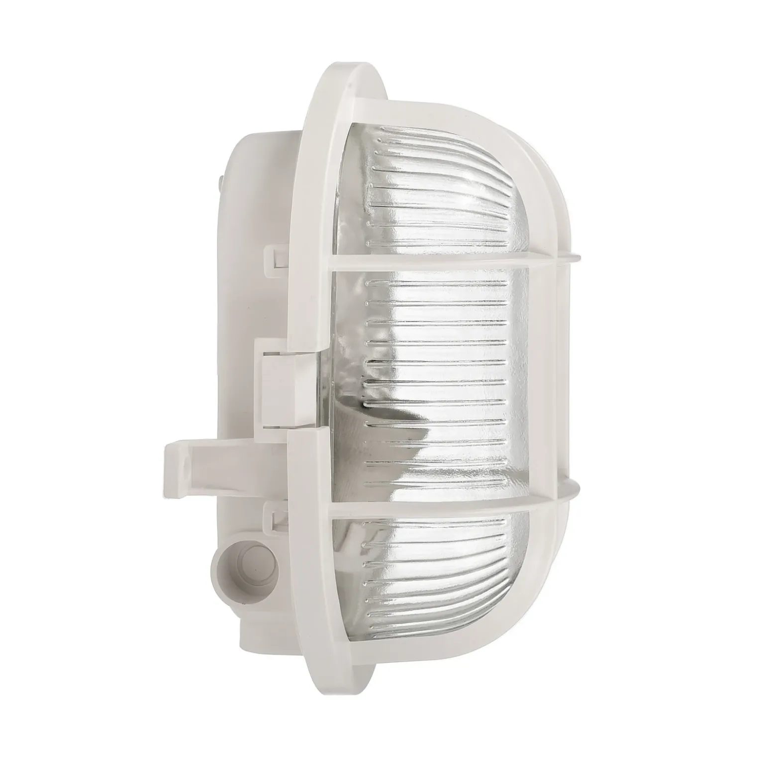 Lámpara resistente a la humedad Sotano Retro blanco 19 x 12 cm IP44 plástico
