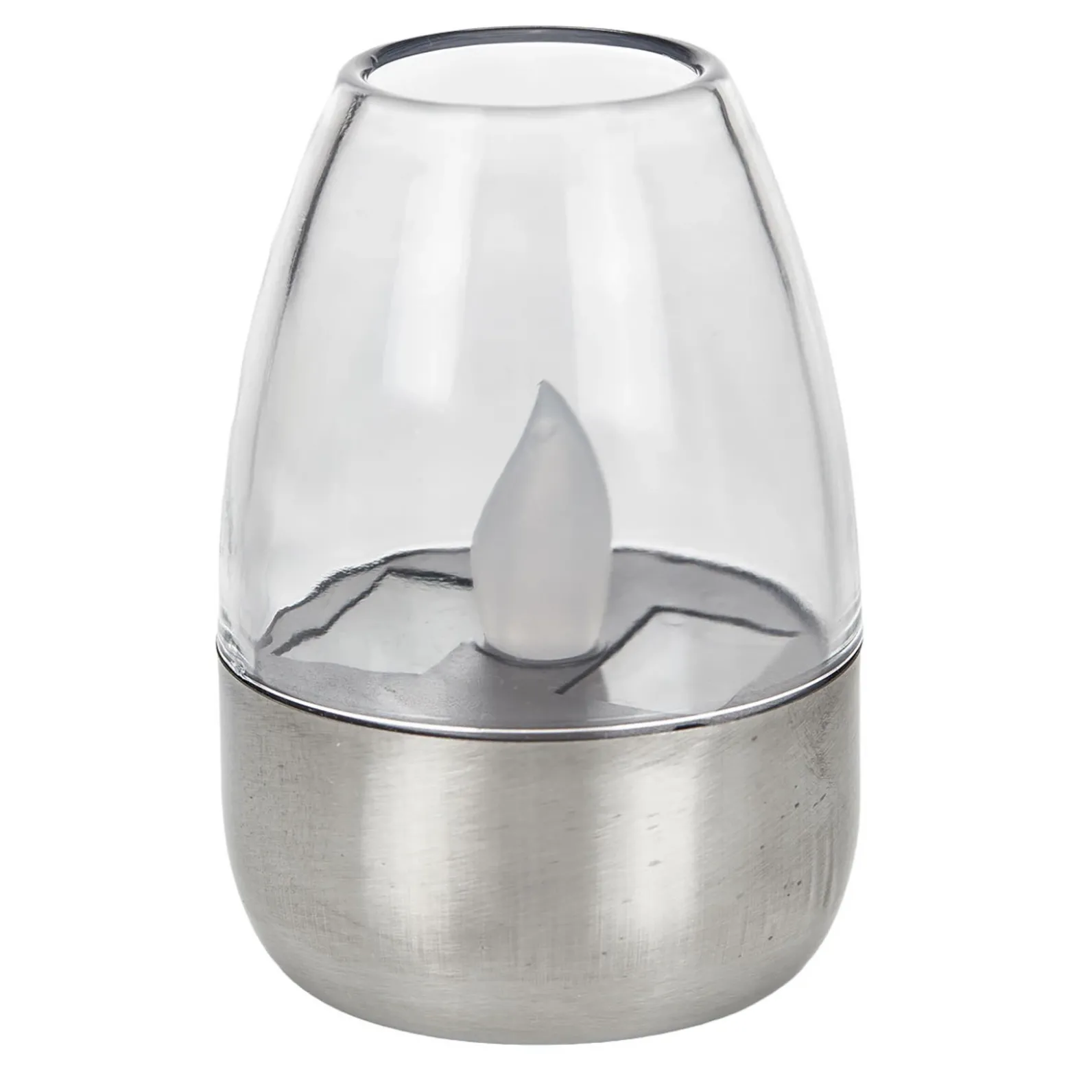 Lámparas de mesa LED solares Lindby Pedas, juego de 10, gris