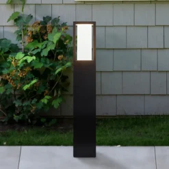 Lámpara sobremuro Avenue, negra, altura 45 cm, metal