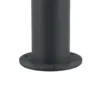 Lámpara sobremuro Beni, negro mate, altura 60 cm, metal