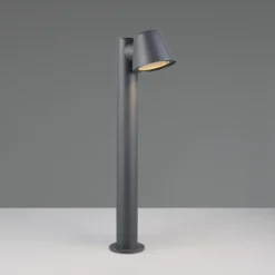 Lámpara sobremuro Beni, negro mate, altura 60 cm, metal