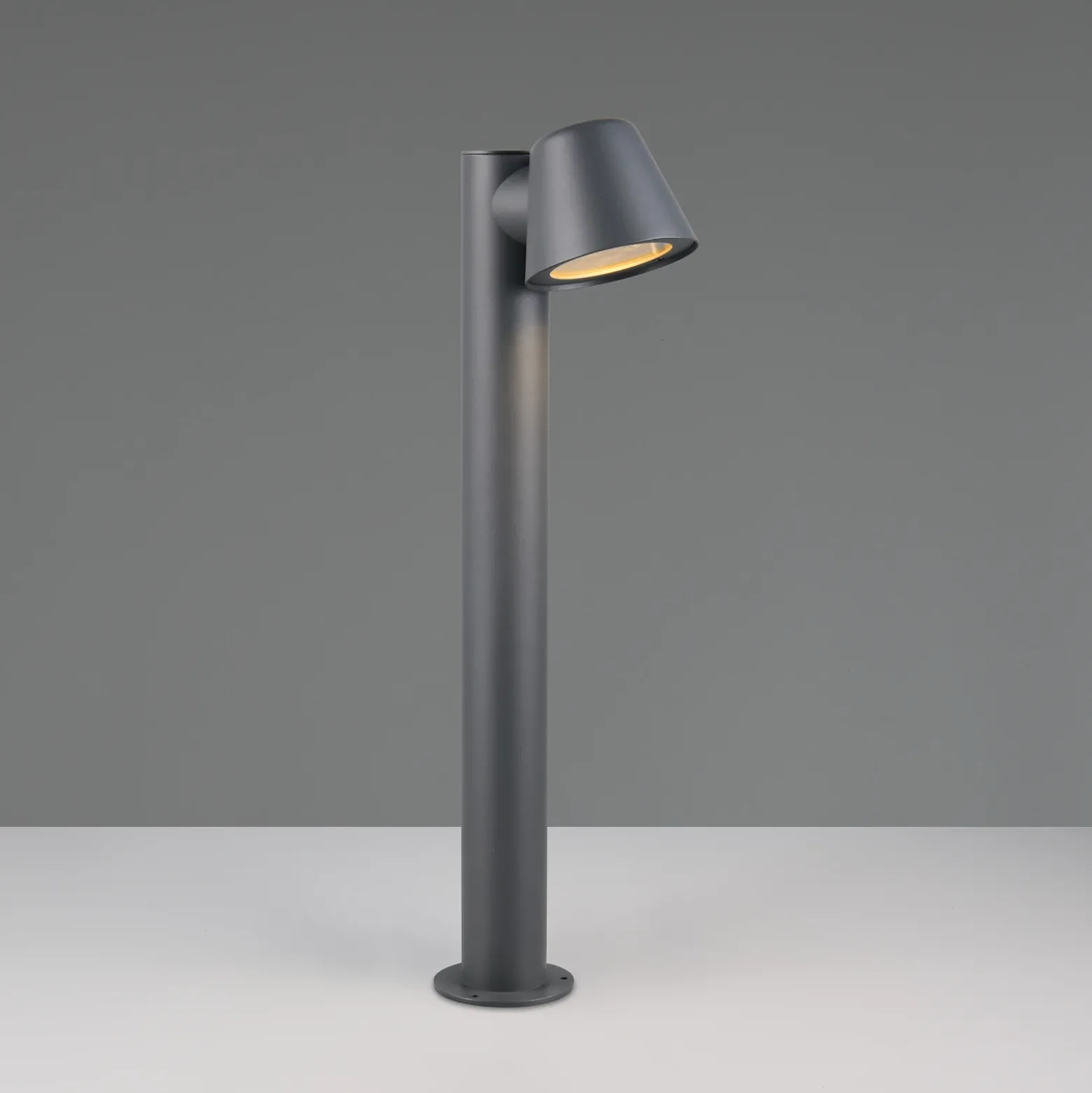 Lámpara sobremuro Beni, negro mate, altura 60 cm, metal