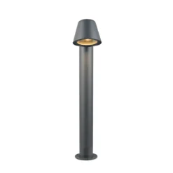 Lámpara sobremuro Beni, negro mate, altura 60 cm, metal