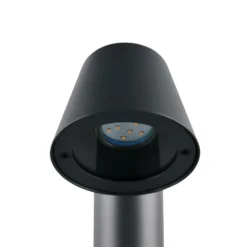 Lámpara sobremuro Beni, negro mate, altura 60 cm, metal