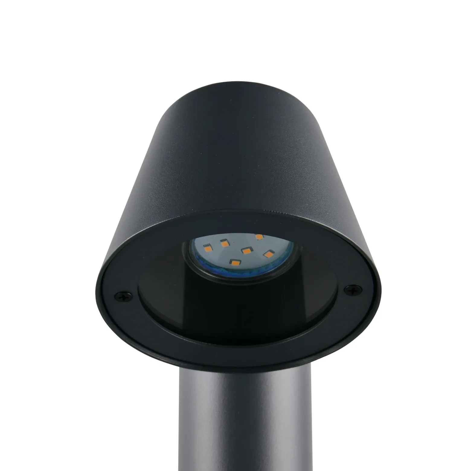 Lámpara sobremuro Beni, negro mate, altura 60 cm, metal