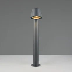 Lámpara sobremuro Beni, negro mate, altura 60 cm, metal