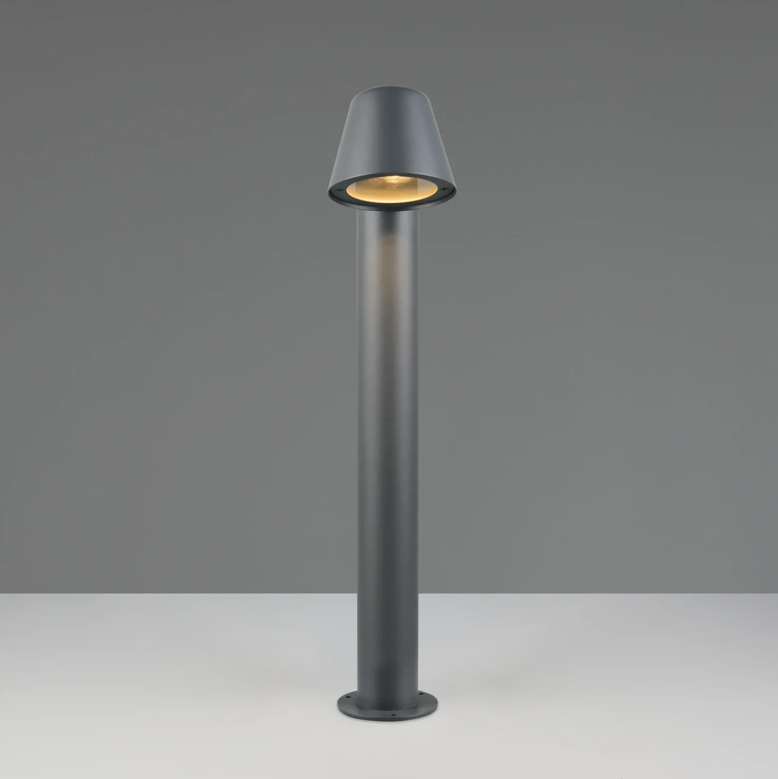 Lámpara sobremuro Beni, negro mate, altura 60 cm, metal