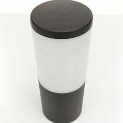 Lámpara sobremuro LED Amelia, CCT, negra, altura 25 cm