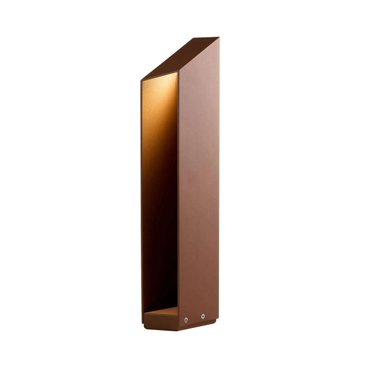 Lámpara sobremuro LED MARSET Domus Altura 55 cm Aluminio color óxido