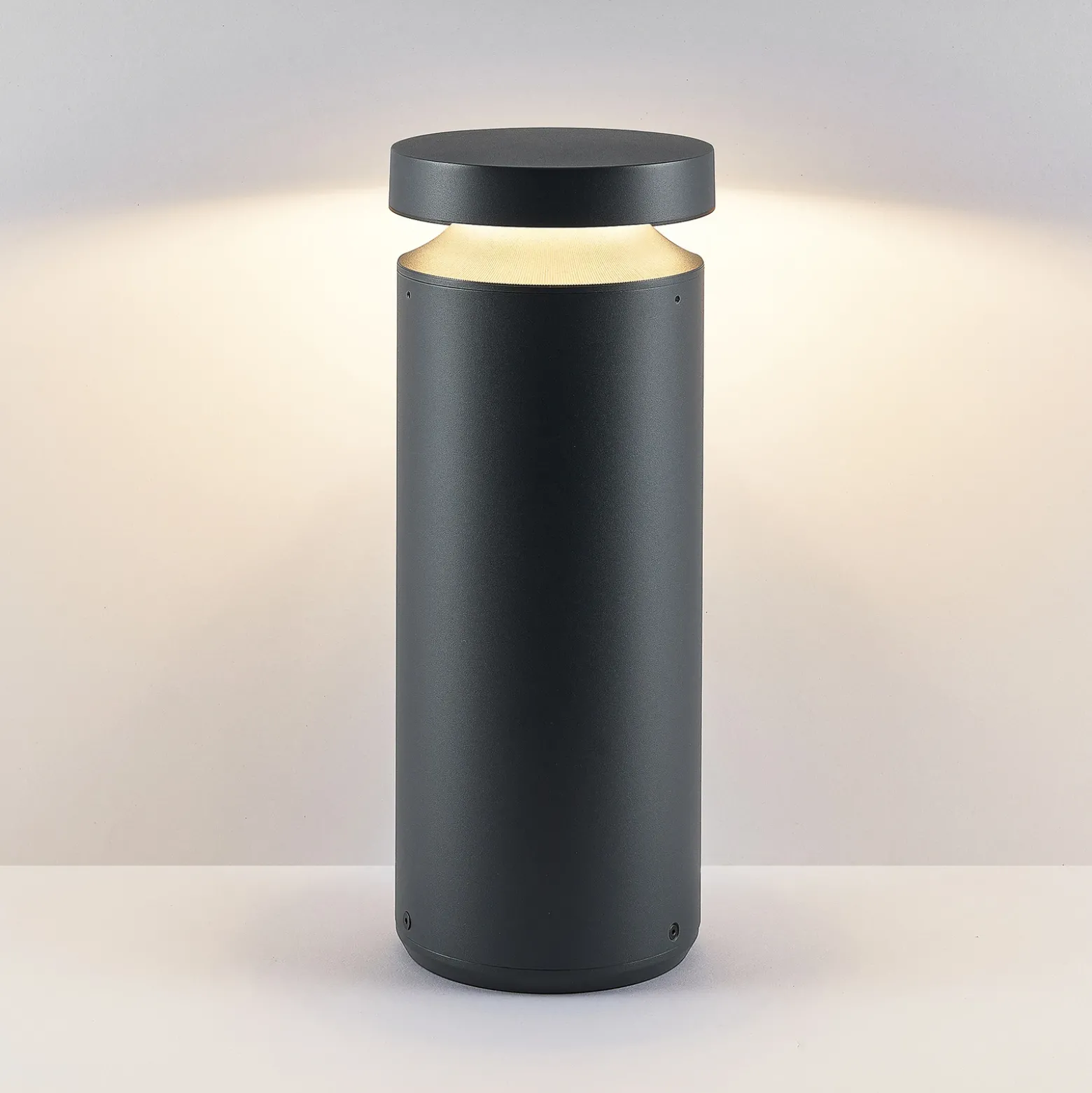 Lámpara sobremuro LED «Mona» de Molto Luce, Ø 18 cm, aluminio, altura 45 cm