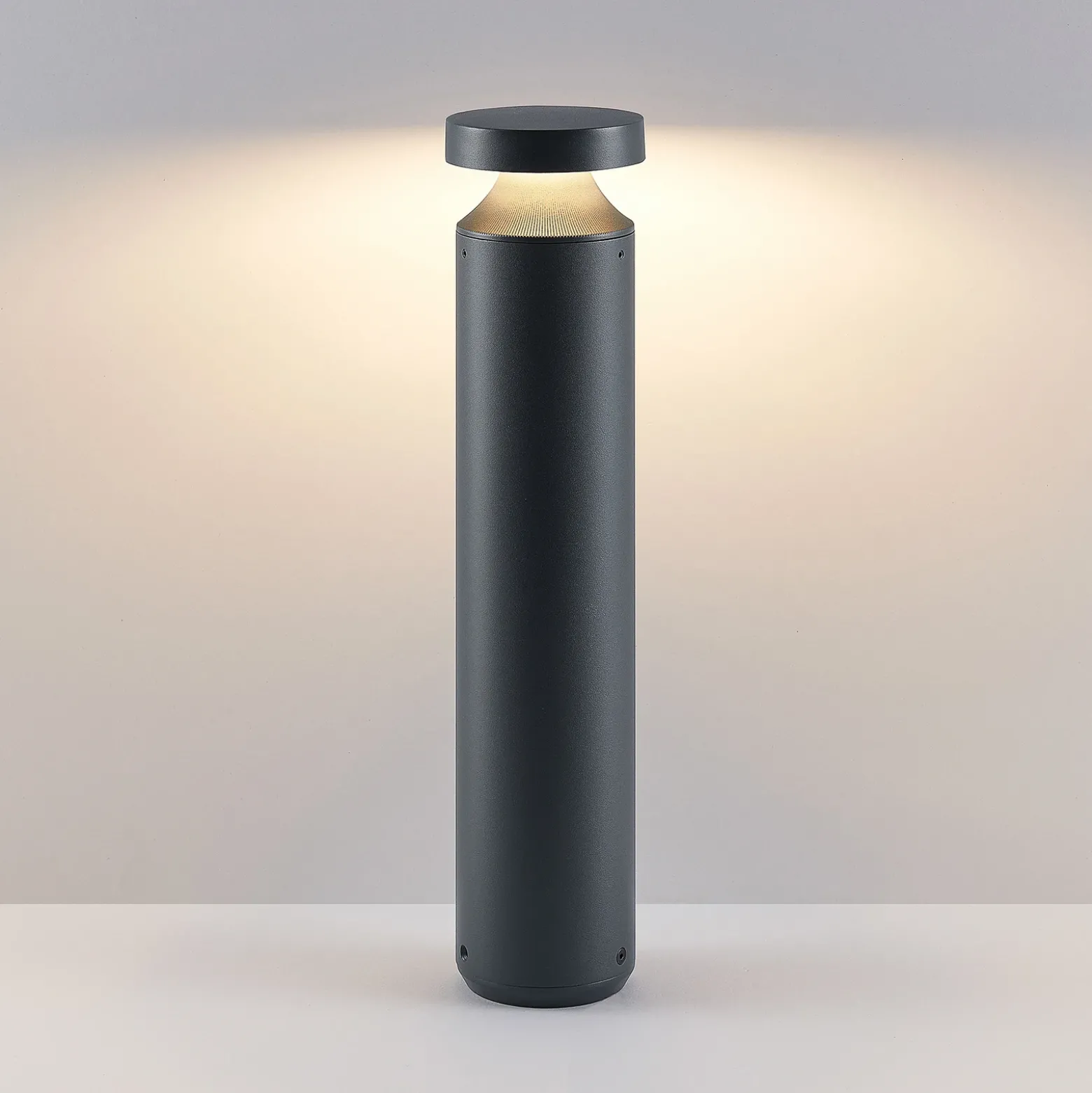 Lámpara sobremuro LED «Mona» de Molto Luce, Ø 10 cm, aluminio, altura 45 cm