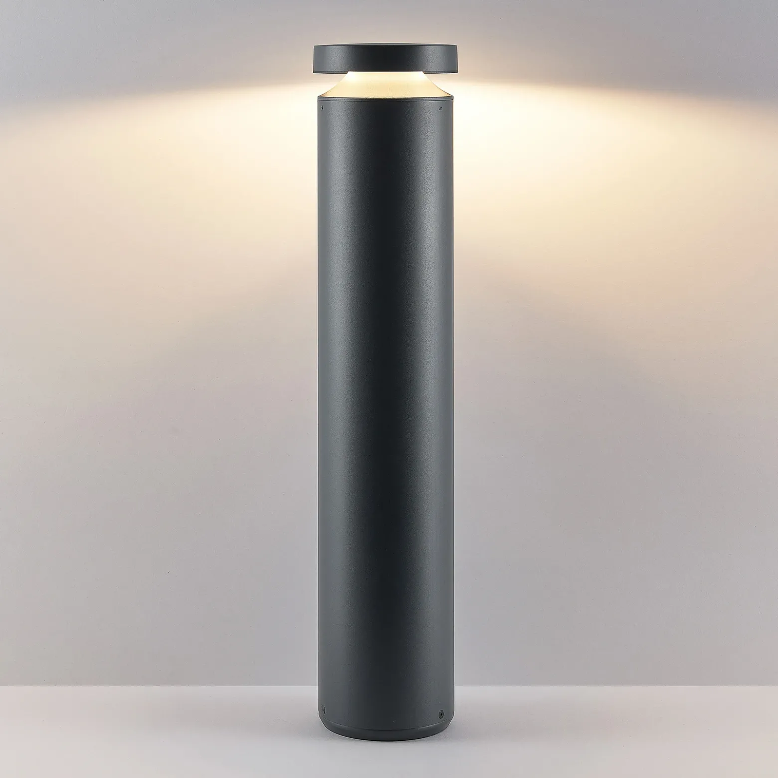 Lámpara sobremuro LED «Mona» de Molto Luce, Ø 18 cm, aluminio, altura 85 cm