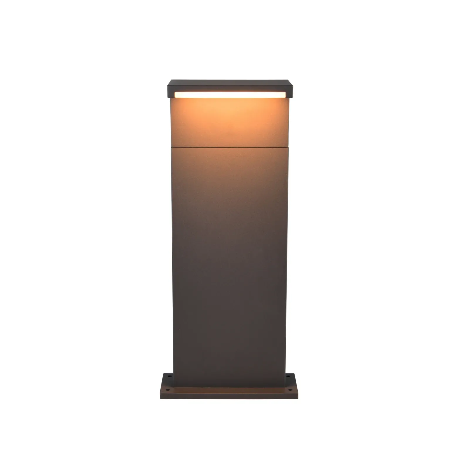 Lámpara sobremuro LED Ravi, antracita, altura 50 cm, metal, IP65