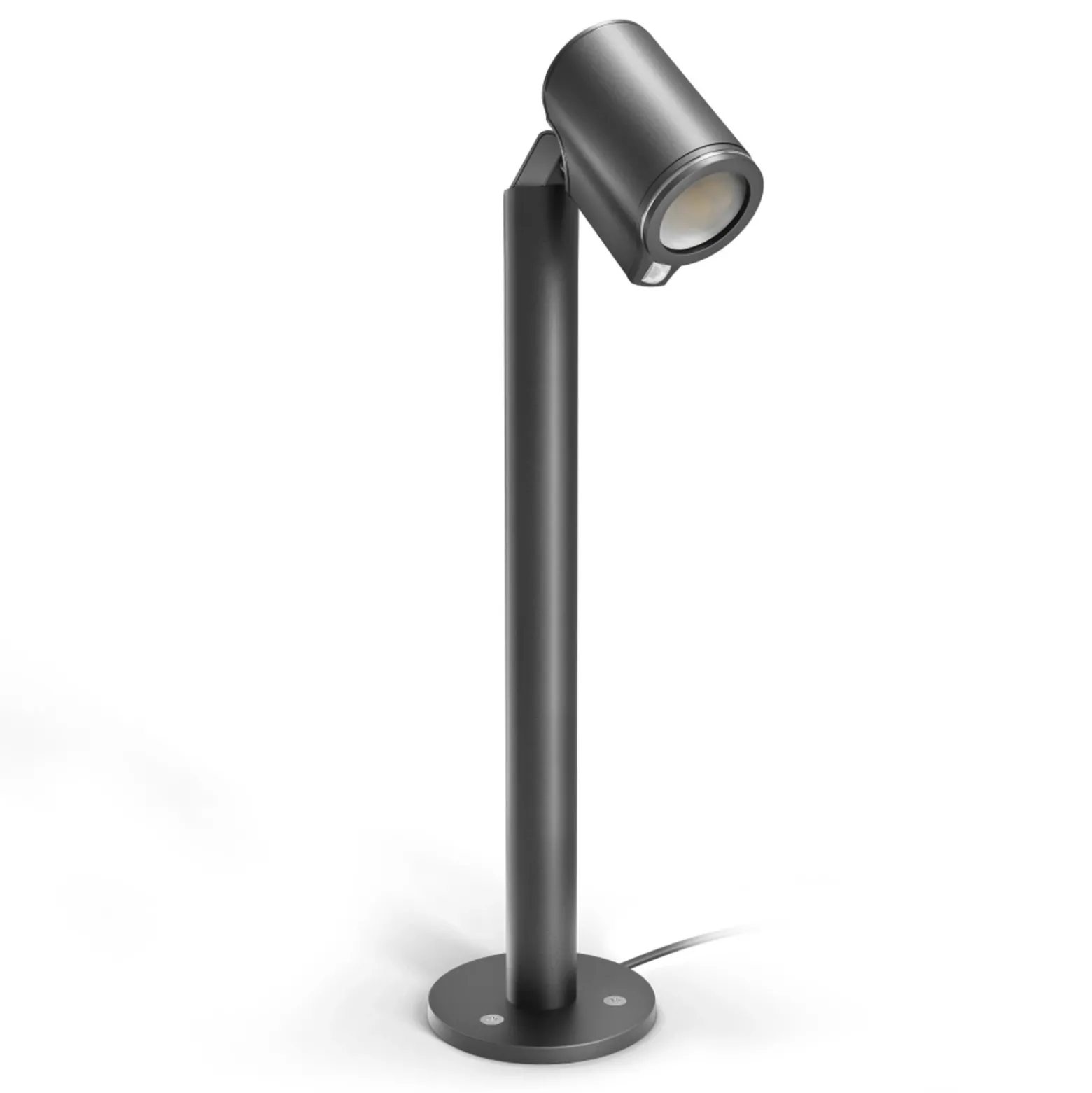 Lámpara sobremuro LED STEINEL Way SC con sensor, color antracita, IP65, RGBWW