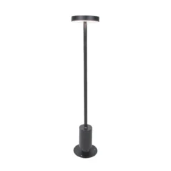 lámpara sobremuro LED Tango gris oscuro Altura 50 cm Metal, pica para clavar en