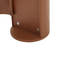 Lámpara sobremuro Lucande Corban, óxido, puerta, enchufes, G9, IP44