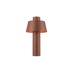 Lámpara sobremuro SLV Photoni 45, color óxido, aluminio, altura 45 cm
