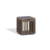 Lámpara solar de sobremesa Verti LED, gris teca, 3.000 K, 300 lm
